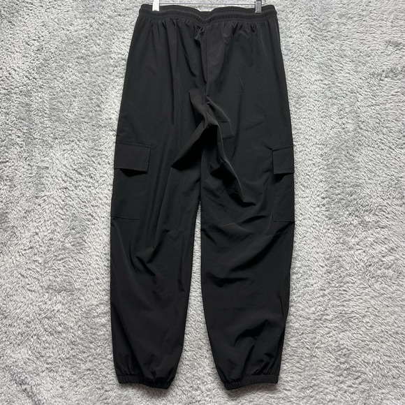 Halara Pants Womens Medium Black Cargo High Waist Jogger Stretch Pockets Casual - Picture 7 of 11
